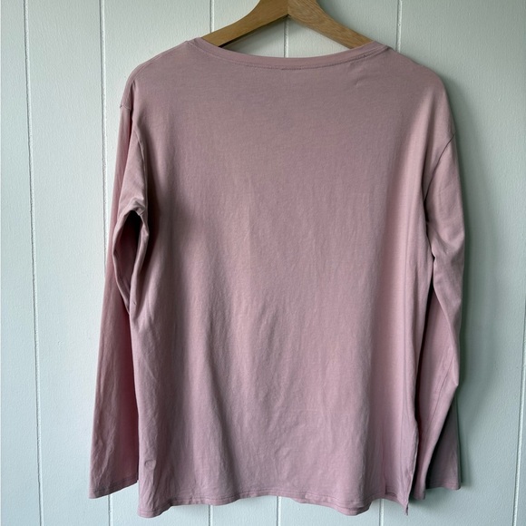 Lululemon Relaxed-Fit Boatneck Long-Sleeve Shirt Rose Blush - Picture 7 of 8
